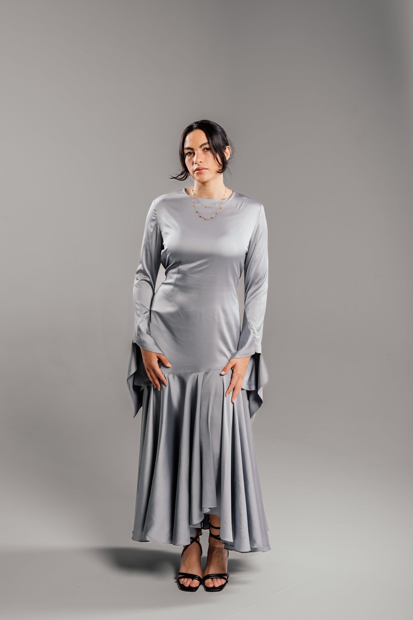 Amelia Dress- Grey